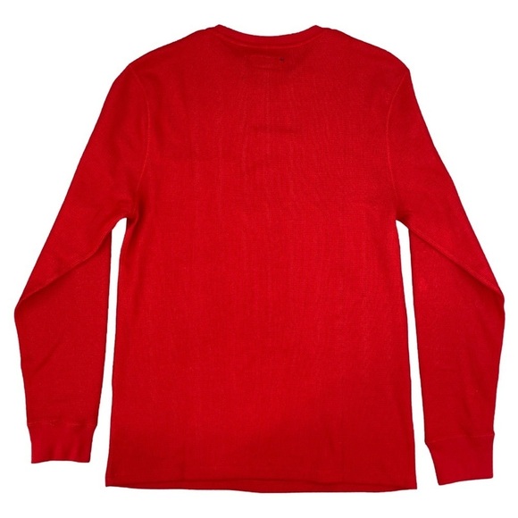 POLO Ralph Lauren Crewneck Waffle-Knit Sleep Shirt Red Size Medium NWT - Picture 13 of 14